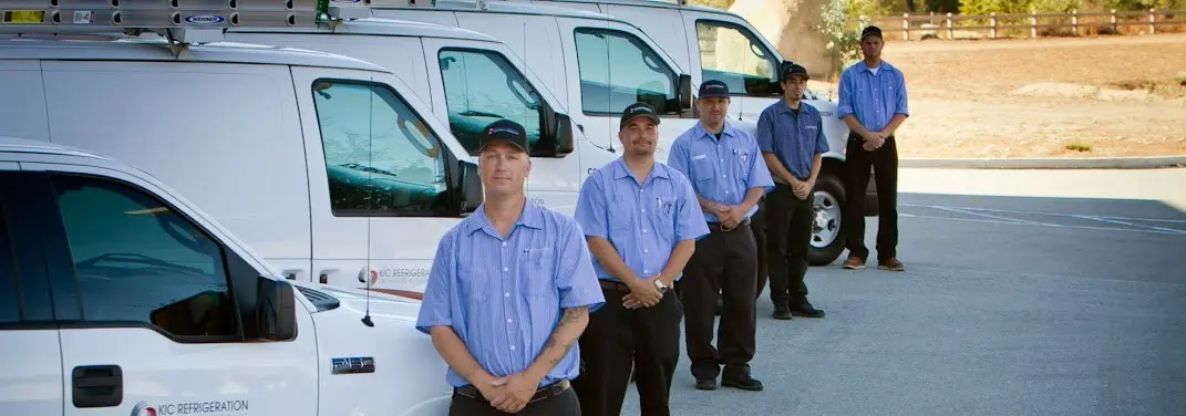 KIC Refrigeration crew ready for Mini Split Repair jobs across Farmersville